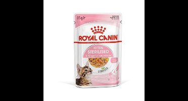 96x Royal Canin Kitten Sterilised Jelly Kattenvoer Nat 85 gr
