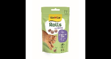 8x GimCat Rolls Kattensnack Eend 40 gr