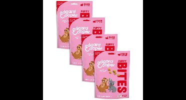 4x Edgard&Cooper Puppy Bite S Eend&Kip 120 gr