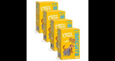 4x Edgard&Cooper Adult Biscuit Kalkoen&Kip 400 gr
