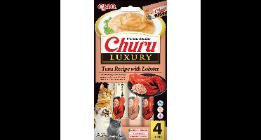 12x Ciao Kattensnack Churu Luxury Tuna&Lobster 4 x 14 gr