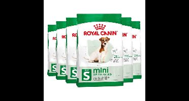 6x Royal Canin Hondenvoer Droog Mini 8+ 2 kg