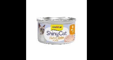 GimCat Kattenvoer Nat ShinyCat Filets in Jelly Kip 70 gr