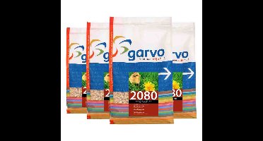 4x Garvo Vogelvoer Alfagrow Pride 4 kg