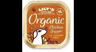 Lily's Kitchen Hondenvoer Nat Organic Supper Kip 150 gr