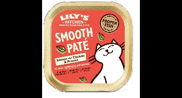Lily's Kitchen Kattenvoer Nat Smooth Paté Zalm&Kip 85 gr