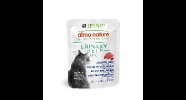 24x Almo Nature HFC Urinary Help Kattenvoer Tonijn uit de Atlantische Oceaan met Cranberries 50 gr