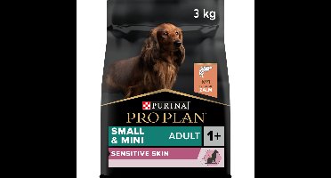 4x Pro Plan Hondenvoer Droog Adult Small&Mini Sensitive Skin Zalm 3 kg