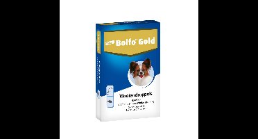 Bolfo Gold Anti Vlooiendruppels Hond Tot 4 kg 4 pipetten