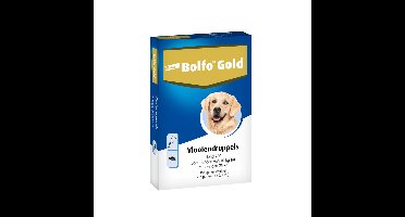 Bolfo Gold Anti Vlooiendruppels Hond 10 - 25 kg 4 pipetten
