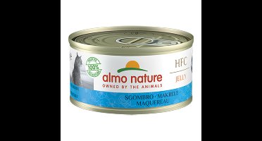 24x Almo Nature HFC Jelly Kattenvoer Nat Makreel 70 gr