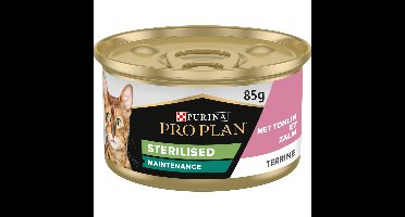 24x Pro Plan Kattenvoer Nat Paté Sterilised Zalm&Tonijn 85 gr