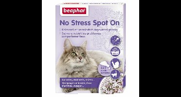 6x Beaphar No Stress Kat Spot On 3 pipetten