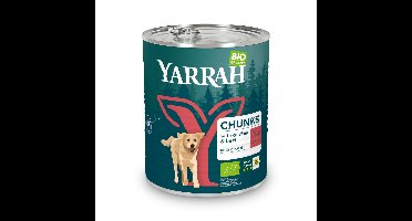 Yarrah Bio Hondenvoer Chunks Kip&Rund 820 gr