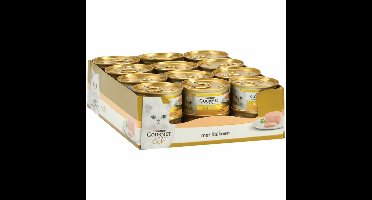 24x Gourmet Gold Kattenvoer Nat Mousse Kalkoen 85 gr