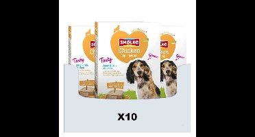 10x Smolke Hondenvoer Vers Gestoomd Kip 395 gr