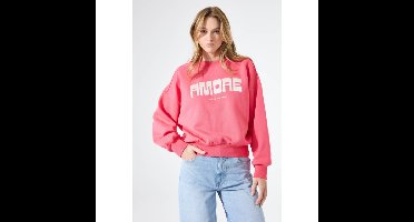 Garcia - Roze | unisex | Trui | Roze | XL | regular | Kamst mode