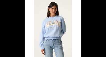 Garcia - Blauw | unisex | Trui | Blauw | S | regular | Kamst mode