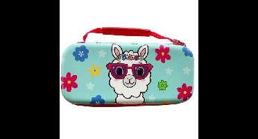 Switch Lite Llama Case Cyan