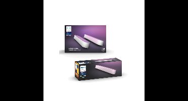 Philips Hue - Play Light Bar&Play Light Bar Verlenging Wit - Bundel