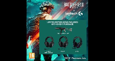 Logitech G PRO X 7.1 Gaming Headset +Battlefield PC SKIN bundle