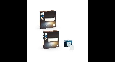 Philips Hue– 2x Aurelle Hue paneel 30x30 cm + Hue Bridge – Bundel