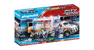 PLAYMOBIL - Reddingsvoertuig: US Ambulance
