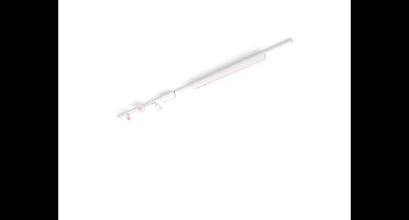 Philips Hue - Perifo Rechte Plafondbasis Kit (3 Spots, 1 Lichtbalk) - Wit