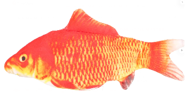 Flamingo - Cat toy - Flounder electric fish - orange