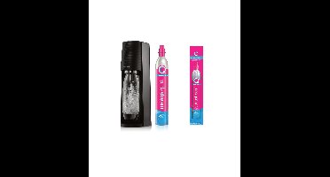 Sodastream - Terra - Black + 1 CQC Extra Cylinder - Bundle