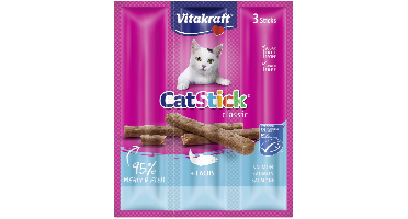Vitakraft - Cat Stick salmon MSC  3 sticks- (39314)