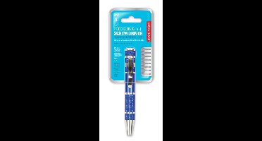 Kikkerland - PRECISION 8-IN-1 SCREWDRIVER ASSORTED (CD34-A) Assorted