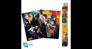 NARUTO SHIPPUDEN - Set 2 Posters - Ninjas (52x38)