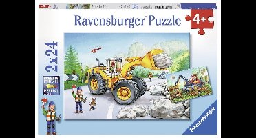 Ravensburger - Digger At Work 2x24p - 07802
