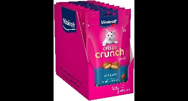 Vitakraft - Cat Treats - 9 x Crispy Crunch with salmon 40g (bundle)