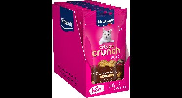 Vitakraft - Cat treats - 9 x Crispy Crunch with turkey and chia seeds 40g (bundle)