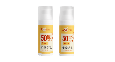 Derma - Face Sun Lotion SPF 50 50 ml x 2