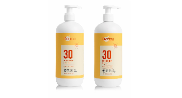 Derma - Sun Lotion SPF 30 500 ml x 2