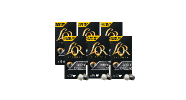 L'OR Capsules - Espresso Onyx - 6 Bags - Bundle