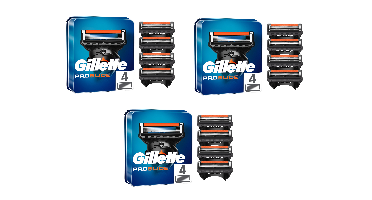 Gillette - Fusion Proglide Blades 4 Pack x 3