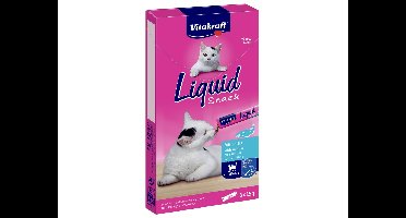 Vitakraft - LiquidSnack Salmon MSC+Omega3, 6pc,Cat - (16423)