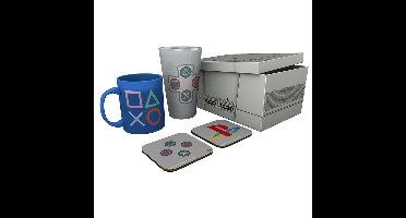 PLAYSTATION - Box Glass XXL + Mug + 2 Coasters "Classic 2019"