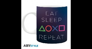 PLAYSTATION - Mug - 320 ml - Eat Sleep Repeat