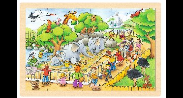 GOKI - Puzzle, visit at the zoo - (57808)