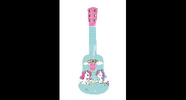 Lexibook - My first Unicorn Wooden Guitar (K205UNI)