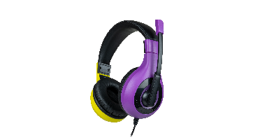 BigBen Interactive Stereo Gaming Headset V1 - Purple + Yellow (Switch)