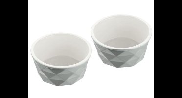 Hunter - 2 x Bowl ceramik Eiby 350ml, grey