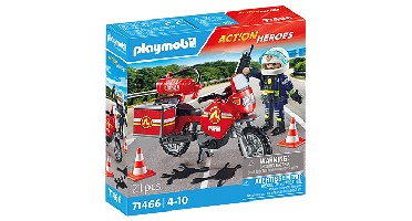 PLAYMOBIL- Brandweer op de plaats van het ongeval