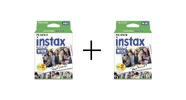 Fuji - Instax WIDE film 20shots - BUNDLE with 2 x 20shots