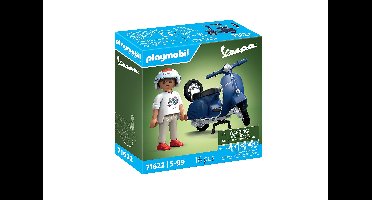 PLAYMOBIL - Vespa zwart met man